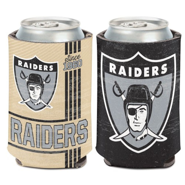 Enfriador de latas de diseño vintage de Los Vegas Raiders