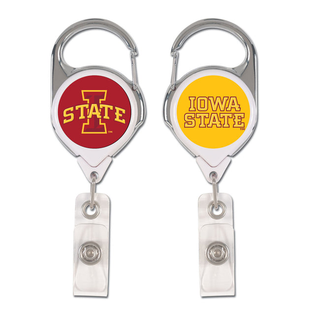 Iowa State Cyclones Badge Holder Premium Retractable