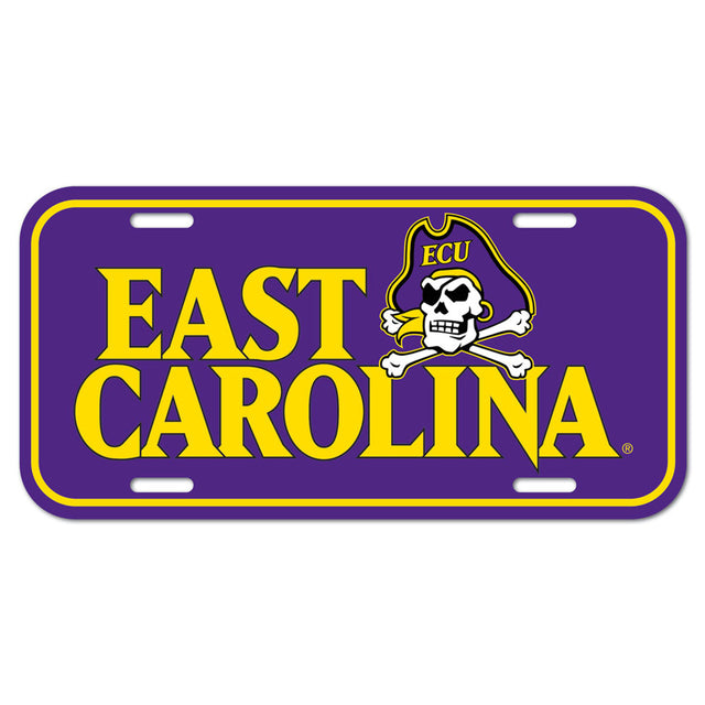 East Carolina Pirates License Plate