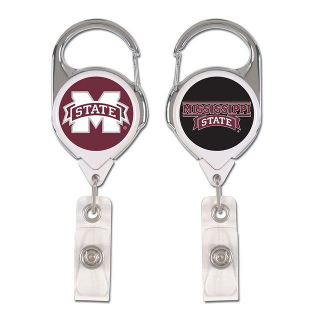 Porta credencial retráctil premium de Mississippi State Bulldogs