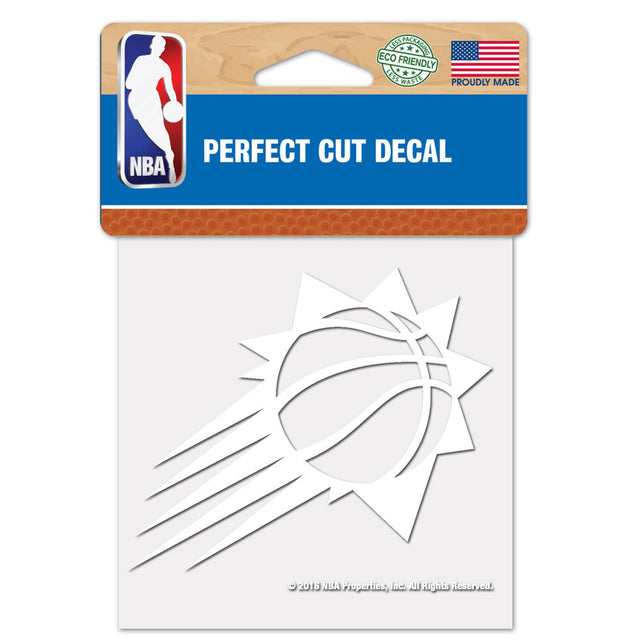 Phoenix Suns Decal 4x4 Perfect Cut White