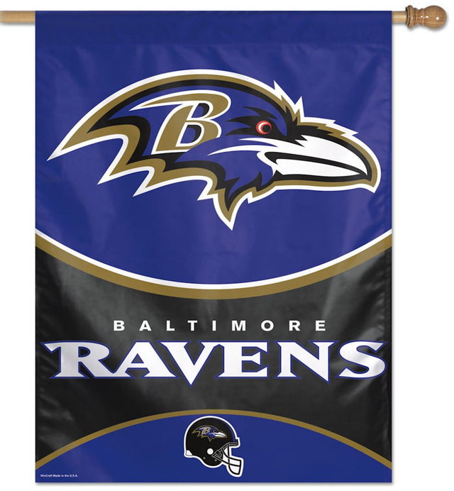 Bandera de los Baltimore Ravens de 27 x 37 pulgadas