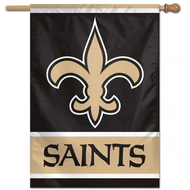 Banner vertical de los New Orleans Saints de 28 x 40 pulgadas