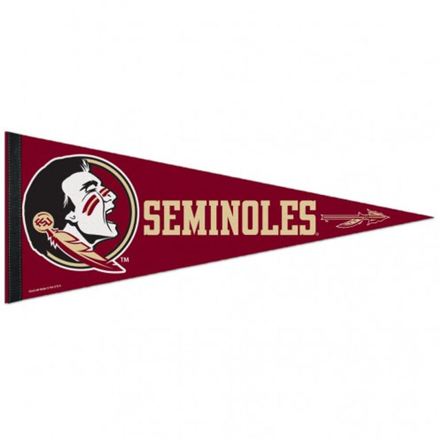 Banderín de los Seminoles del estado de Florida, estilo premium, 12 x 30