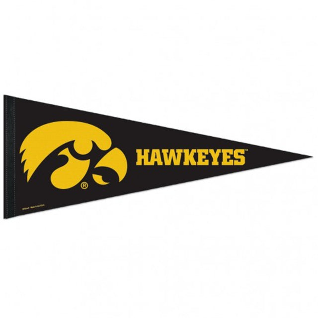 Banderín de Iowa Hawkeyes de 12 x 30, estilo premium