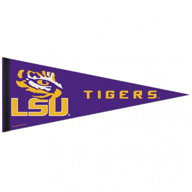 Banderín de los LSU Tigers de 12 x 30, estilo premium