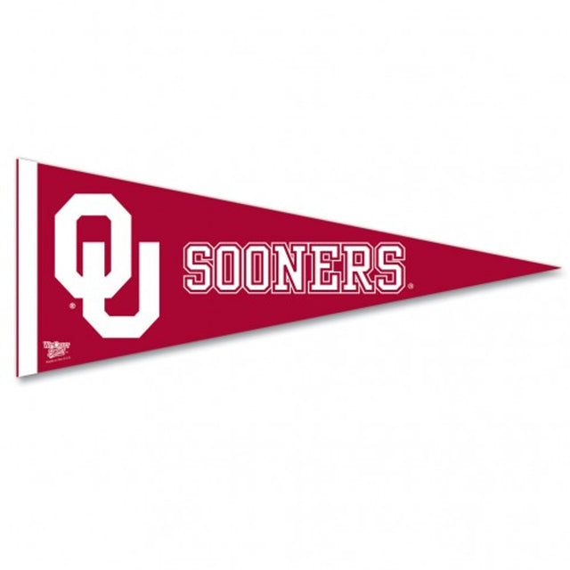 Banderín de los Oklahoma Sooners de 12 x 30, estilo premium