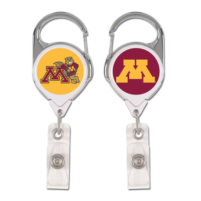 Minnesota Golden Gophers Badge Holder Premium Retractable