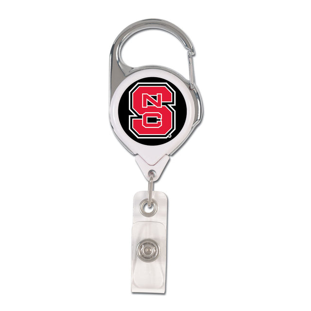 North Carolina State Wolfpack Badge Holder Premium Retractable