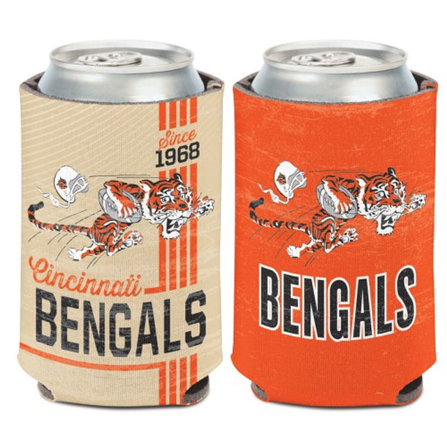 Enfriador de latas de los Cincinnati Bengals, diseño vintage