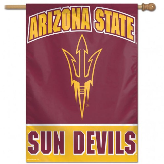 Bandera vertical de los Sun Devils del estado de Arizona de 28 x 40 pulgadas