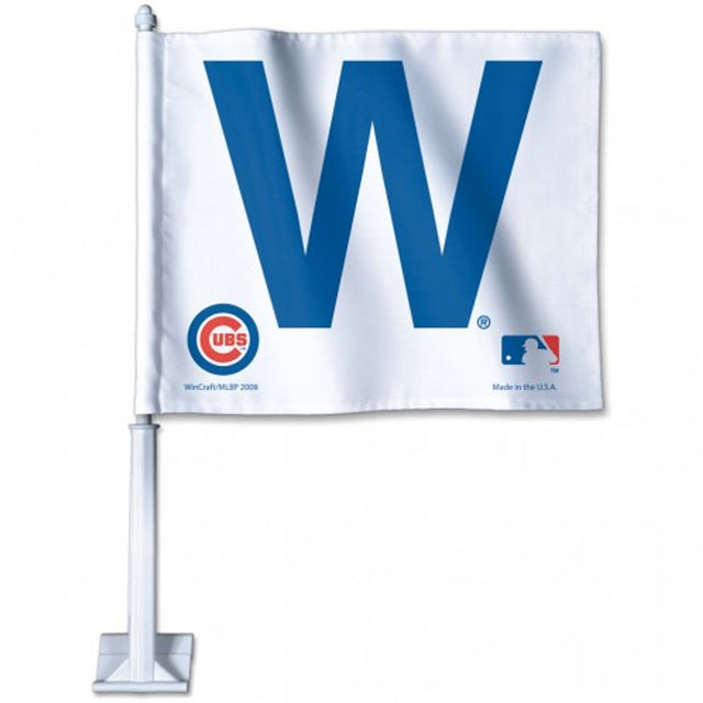 Bandera de los Chicago Cubs estilo coche W