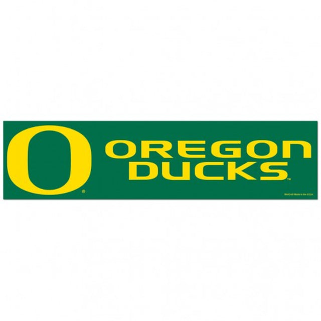 Oregon Ducks Decal 3x12 Bumper Strip Style