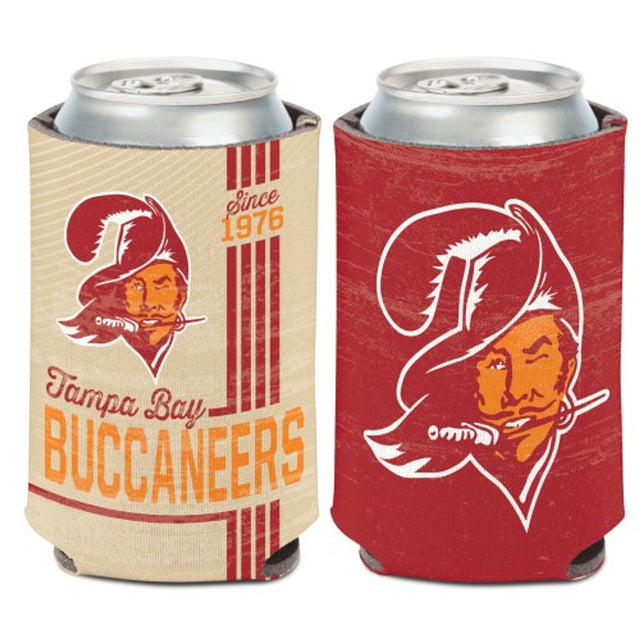 Enfriador de latas de los Tampa Bay Buccaneers, diseño vintage