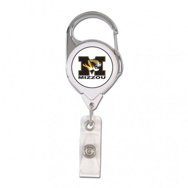 Porta credencial retráctil premium de Missouri Tigers