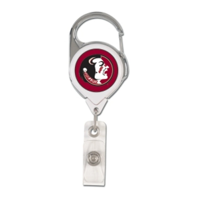 Porta credencial retráctil premium de los Florida State Seminoles