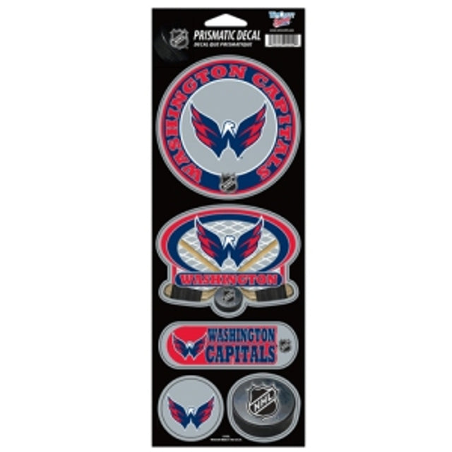 Pegatinas prismáticas de Washington Capitals