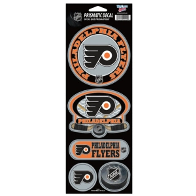 Pegatinas de los Philadelphia Flyers Prismatic