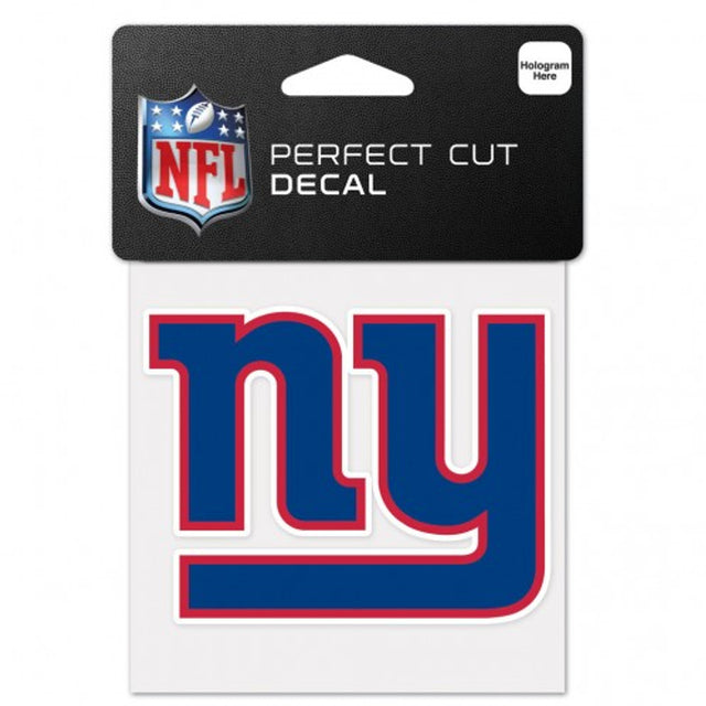 Calcomanía de los New York Giants 4x4 con corte perfecto y color