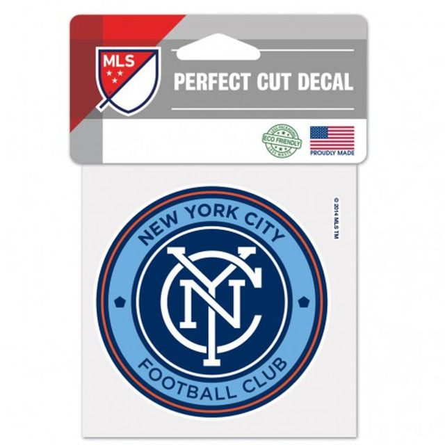 Calcomanía del New York City FC 4x4 con corte perfecto y color