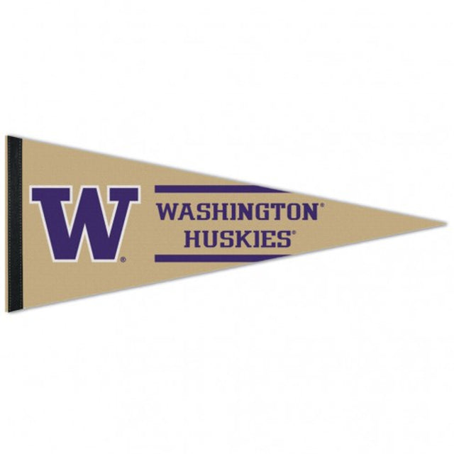 Banderín de Washington Huskies de 12 x 30, estilo premium