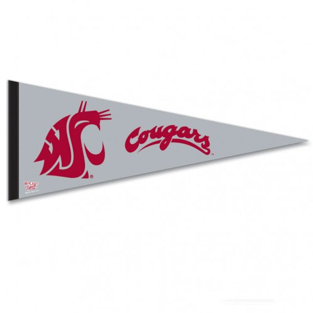 Banderín de los Washington State Cougars de 12 x 30, estilo premium