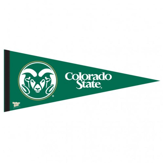 Banderín de los Colorado State Rams de 12 x 30, estilo premium