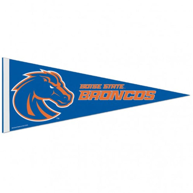 Banderín de los Boise State Broncos de 12 x 30, estilo premium