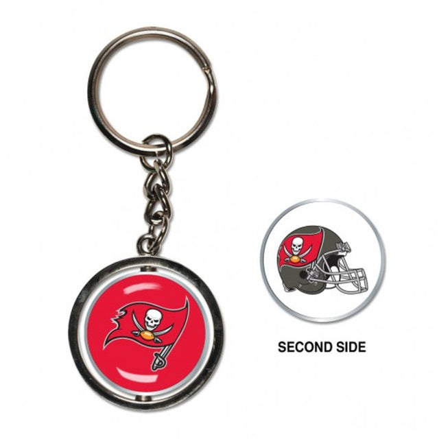 Tampa Bay Buccaneers Key Ring Spinner Style