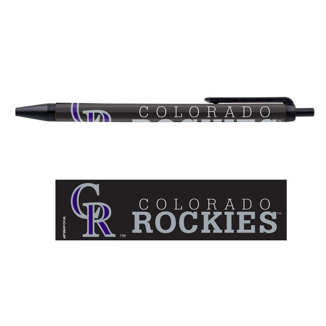 Paquete de 5 bolígrafos de los Colorado Rockies