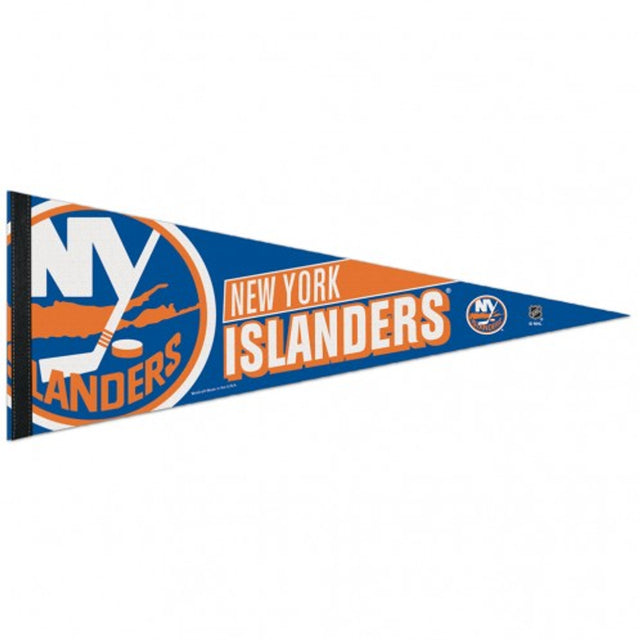 Banderín de los New York Islanders de 12 x 30, estilo premium