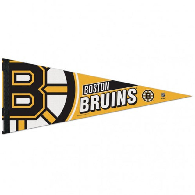 Banderín de los Boston Bruins de 12 x 30, estilo premium