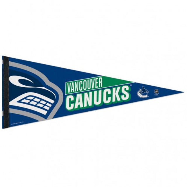 Banderín de los Vancouver Canucks de 12 x 30, estilo premium