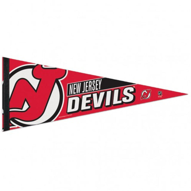 Banderín de los New Jersey Devils de 12 x 30, estilo premium