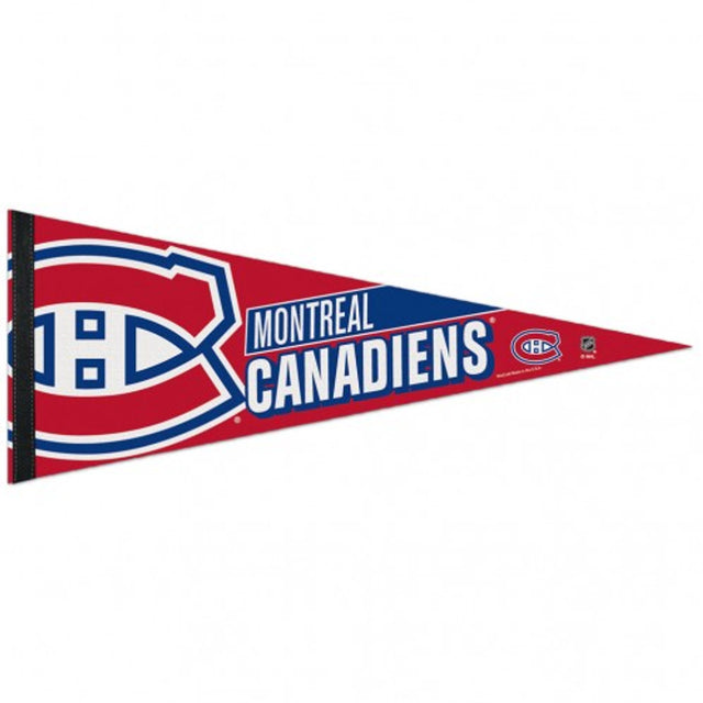 Banderín de los Montreal Canadiens de 12 x 30 cm, estilo premium