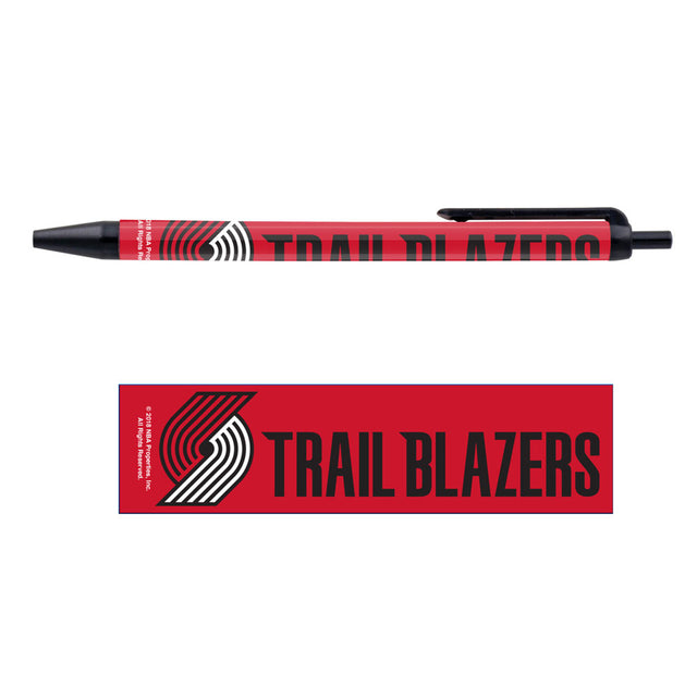 Paquete de 5 bolígrafos de los Portland Trail Blazers