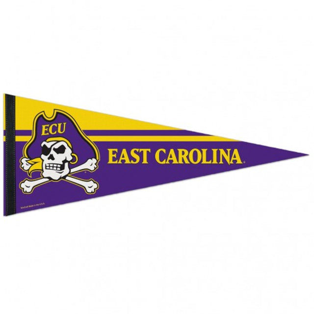 Banderín de los Piratas de East Carolina de 12 x 30, estilo premium