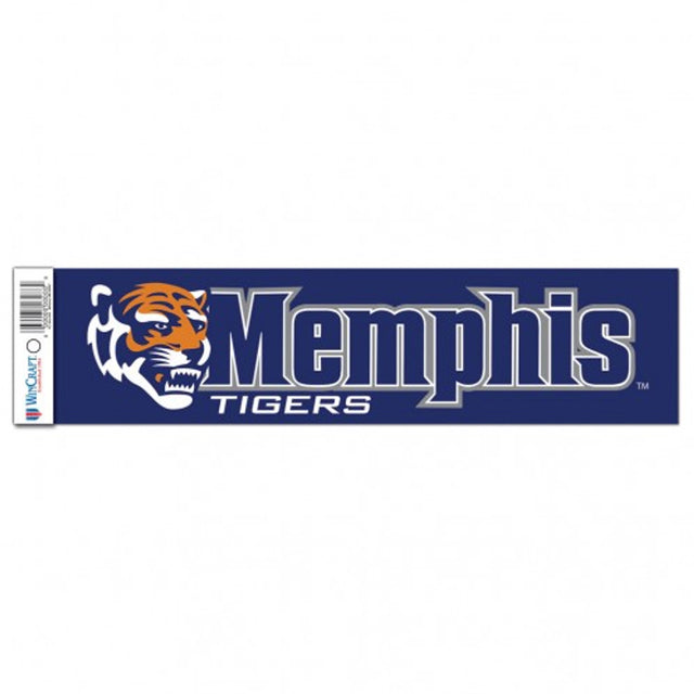 Calcomanía de los Memphis Tigers, estilo tira para parachoques de 3 x 12 pulgadas