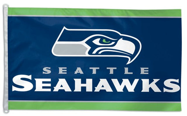 Bandera de los Seattle Seahawks de 3 x 5 pulgadas