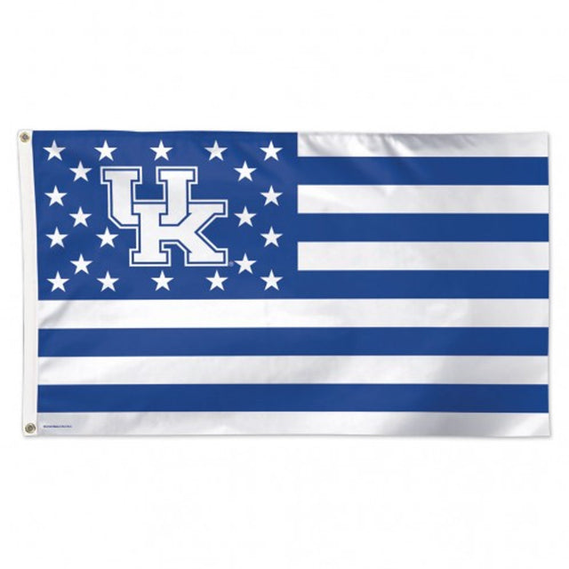 Bandera de Kentucky Wildcats de 3 x 5 pulgadas, estilo de lujo, diseño de estrellas y rayas