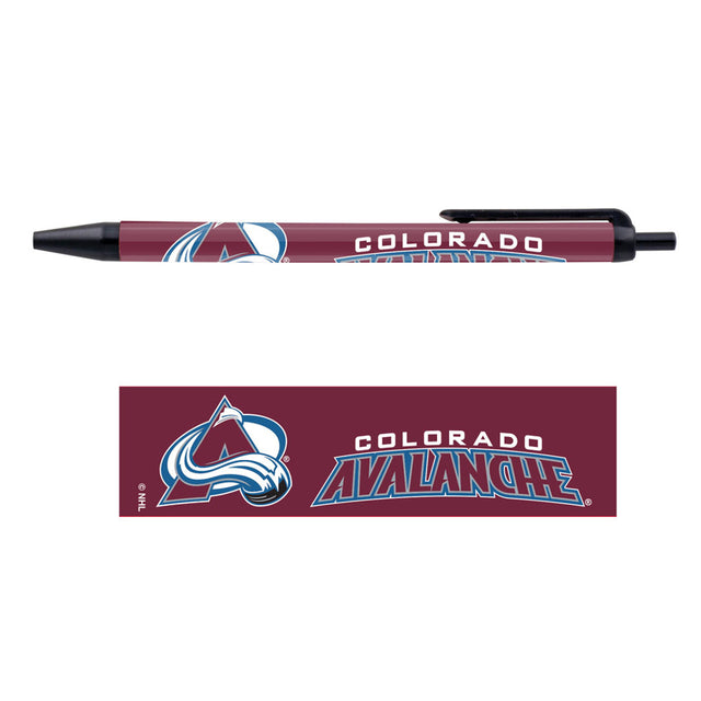 Bolígrafos Colorado Avalanche, paquete de 5