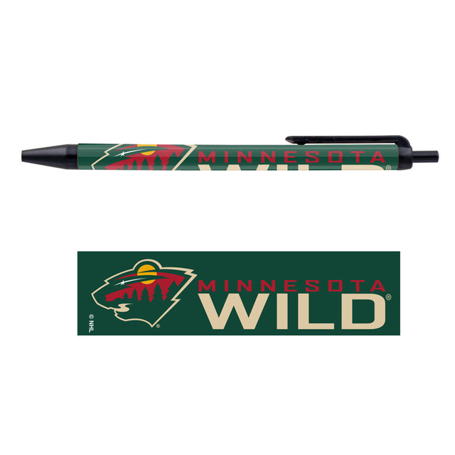 Paquete de 5 bolígrafos de Minnesota Wild