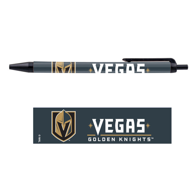 Bolígrafos Vegas Golden Knights, paquete de 5