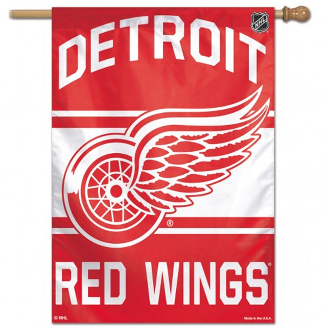 Bandera de los Detroit Red Wings de 27 x 37 pulgadas