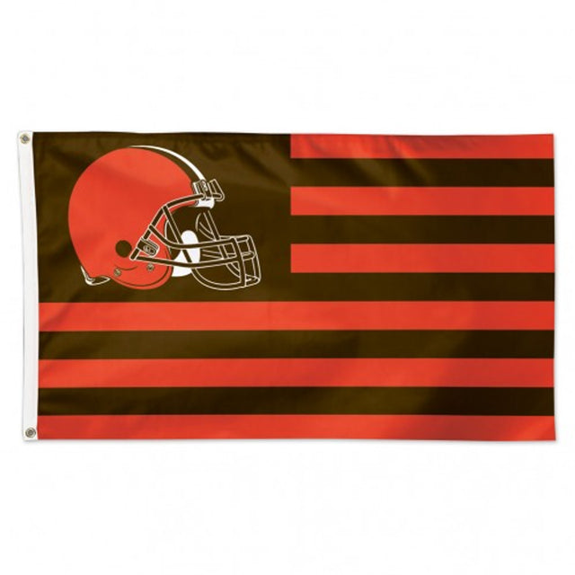 Cleveland Browns Flag 3x5 Deluxe Americana Design