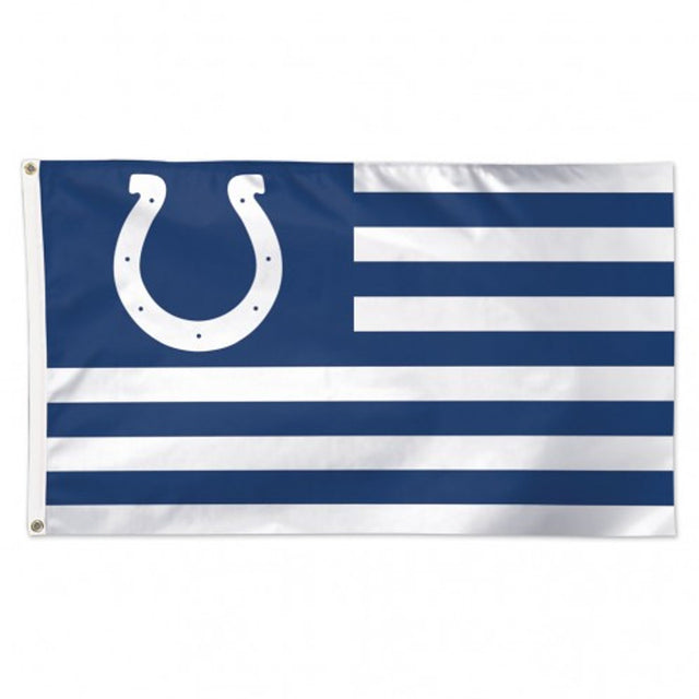 Bandera de los Indianapolis Colts de 3 x 5 pulgadas, diseño americano de lujo