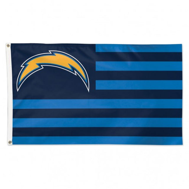 Bandera de Los Angeles Chargers de 3 x 5 pulgadas, diseño americano de lujo