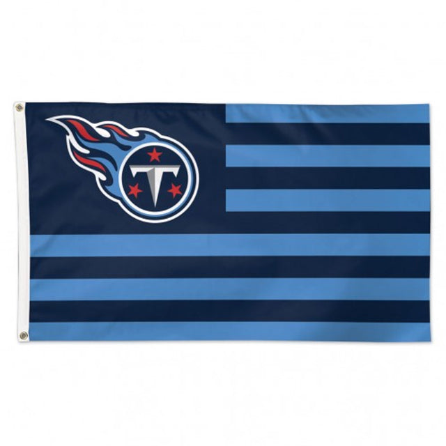 Bandera de los Tennessee Titans de 3 x 5 pulgadas con diseño americano de lujo