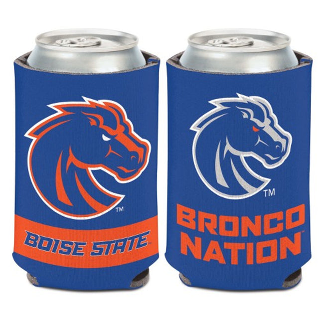 Diseño del eslogan del enfriador de latas de los Boise State Broncos