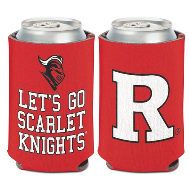 Diseño del eslogan del enfriador de latas de Rutgers Scarlet Knights